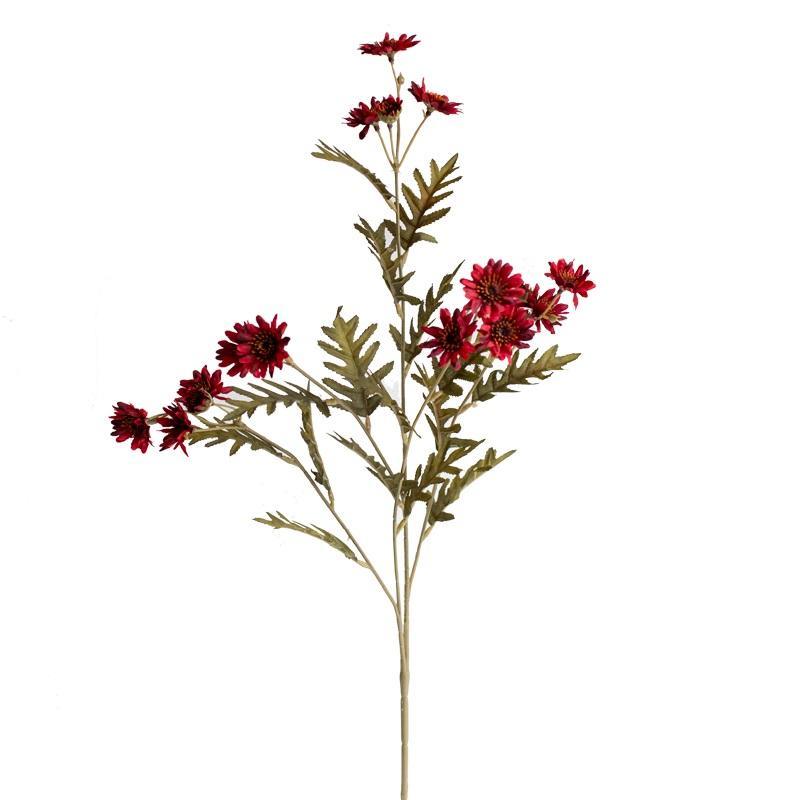 Faux Silk Artificial Flower Chrysanthemum Stem in Various Colors 34
