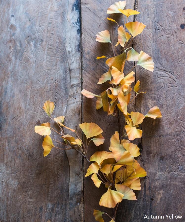 Artificial Ginkgo Stem in Yellow 37