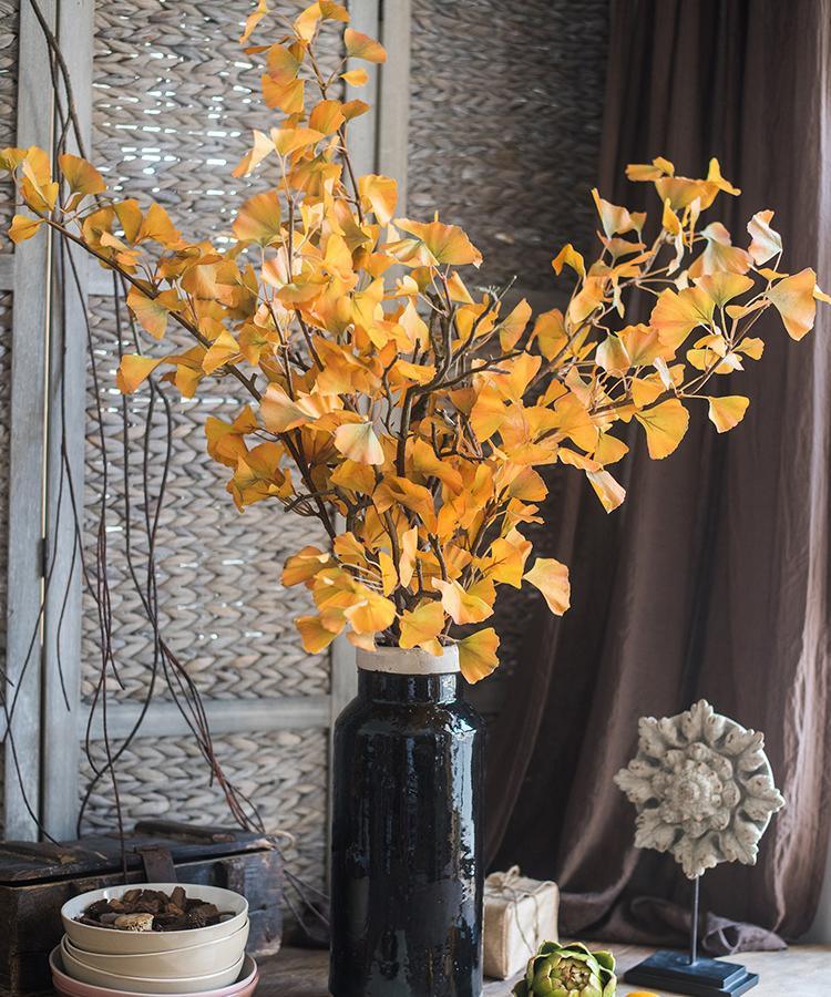 Artificial Ginkgo Stem in Yellow 37
