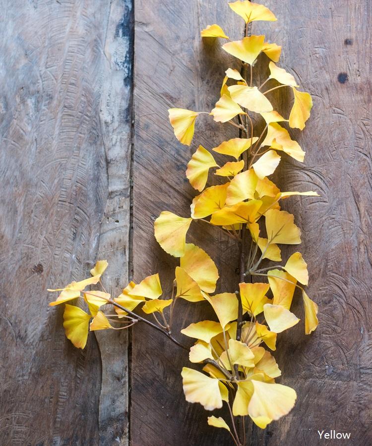 Artificial Ginkgo Stem in Yellow 37
