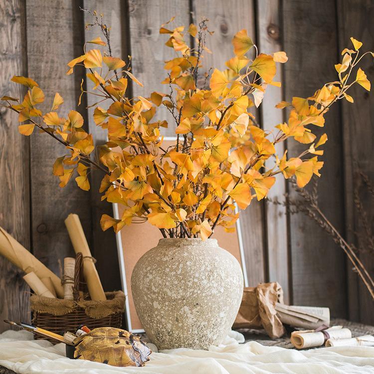 Artificial Ginkgo Stem in Yellow 37