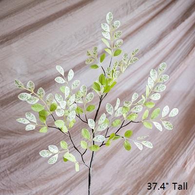 Artificial Faux Plant Fresh Spring Leaf Stem 37