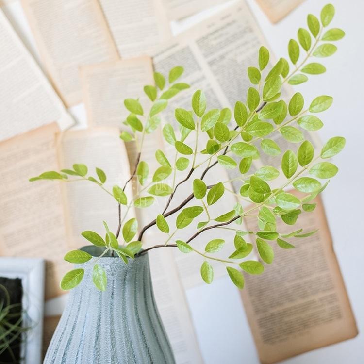 Artificial Faux Plant Fresh Spring Leaf Stem 37