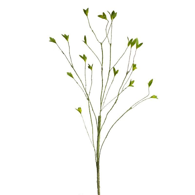 Artificial Faux Plant Green Leaf Rattan Stem 37