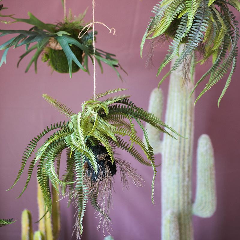Artificial Plant Hanging Fern Plant Décoration