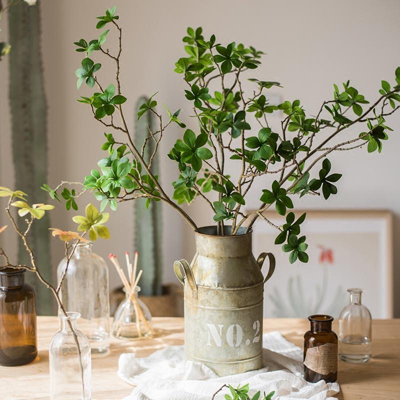 Artificial Faux Plant Japanese Zen Leaf Stem 34