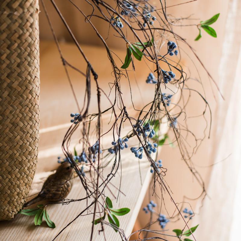 Artificial Wild Blueberry Hanging Vine 43