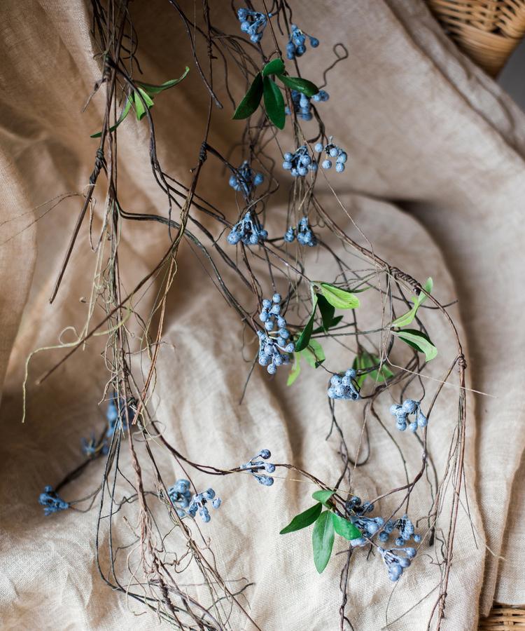 Artificial Wild Blueberry Hanging Vine 43