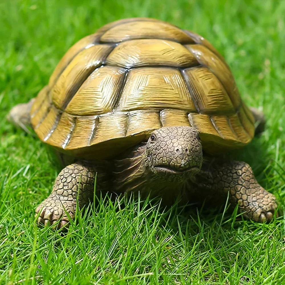 Artistic Resin Turtle Garden Statue for Outdoor Decor