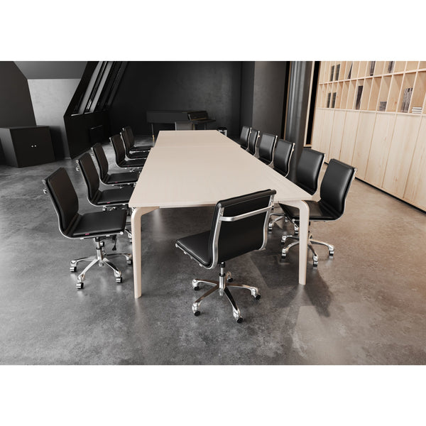 Lider Plus Armless Office Chair Black