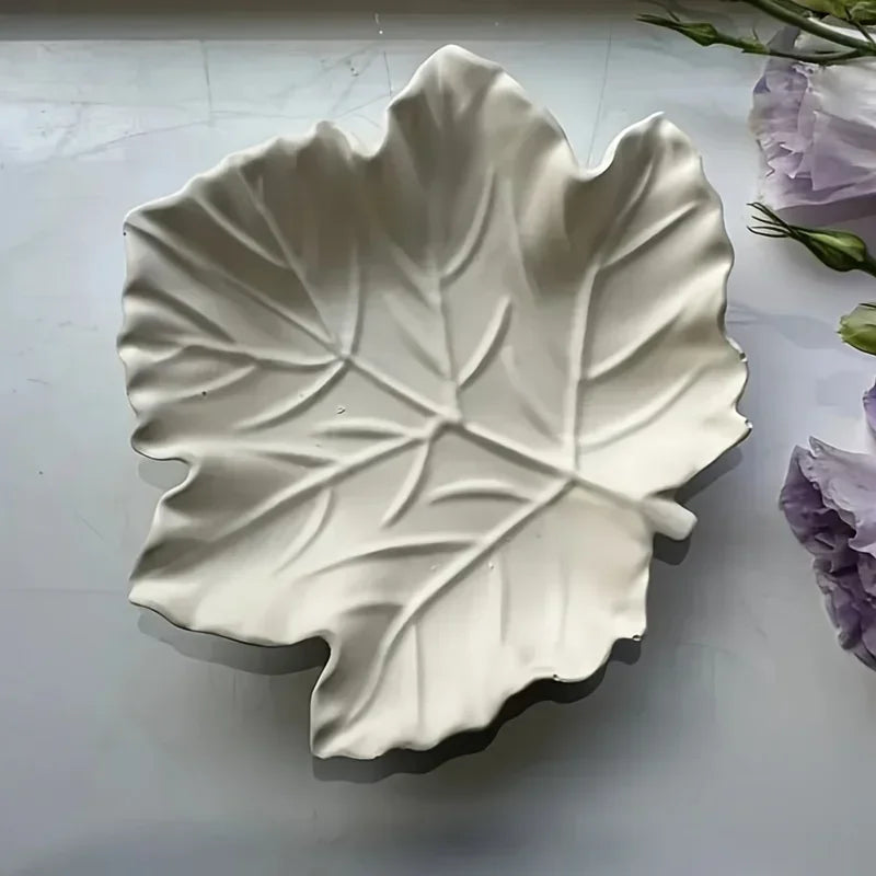 Ash Tray - Large Maple Leaf Wooden