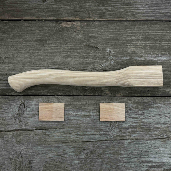Ash Wood Axe Handle with Red Oak Wedges, 41.5 cm (16.3 in)