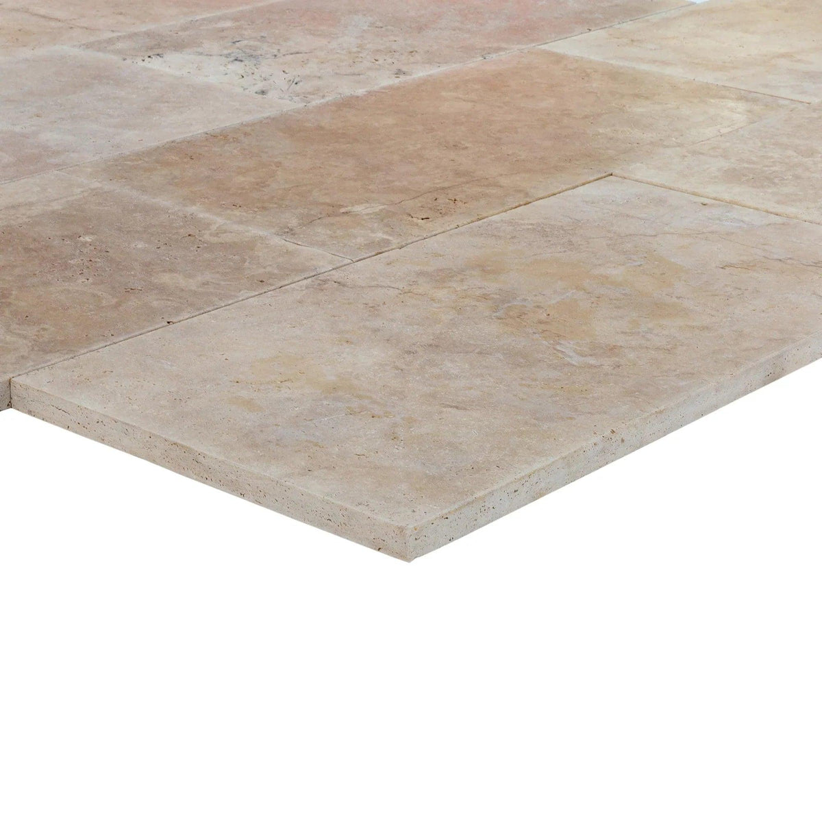 Aspendos Travertine Beige Tumbled Pavers 16