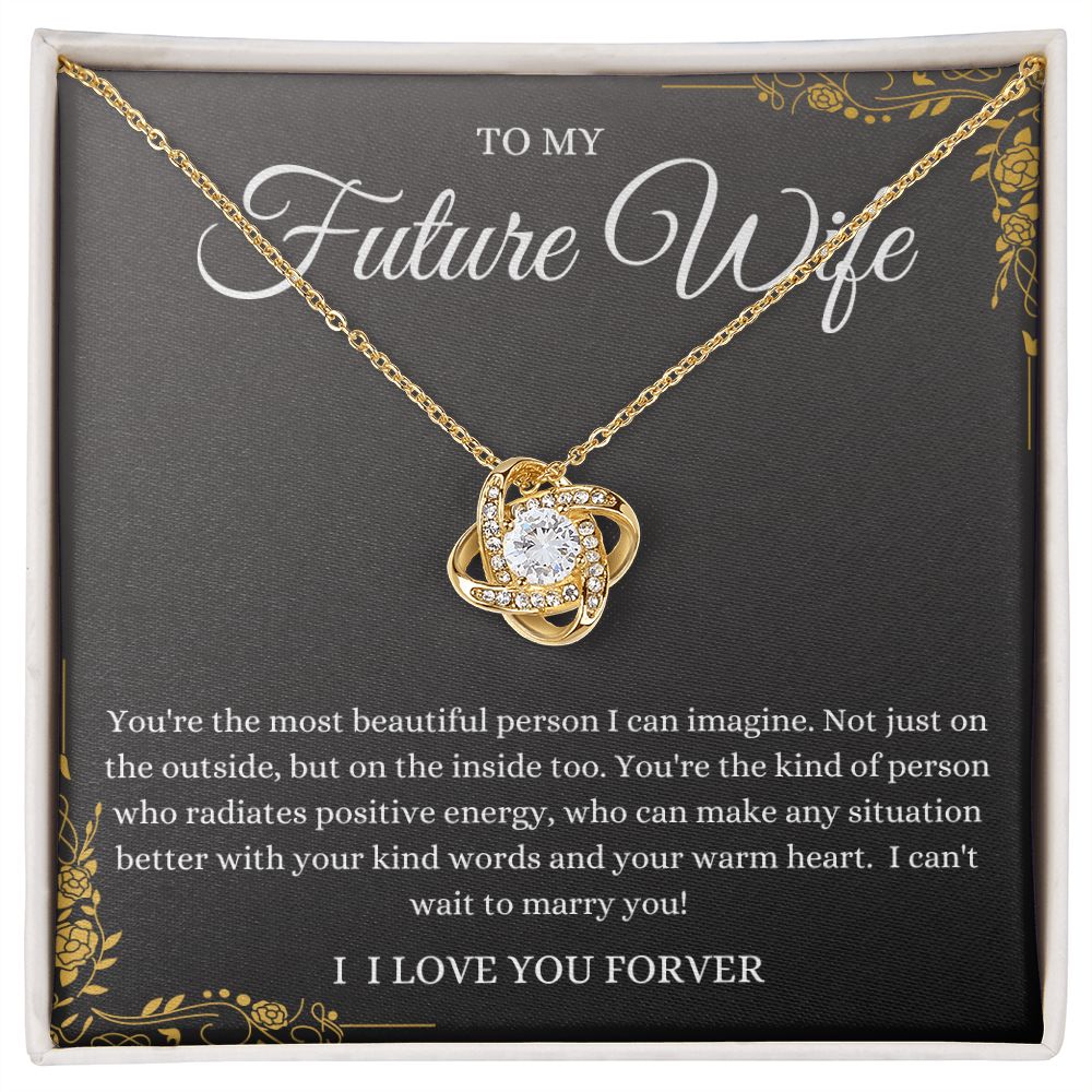 To my Future Wife | Love Knot Necklace