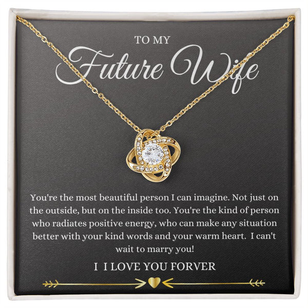 To my Future Wife | Love Knot Necklace