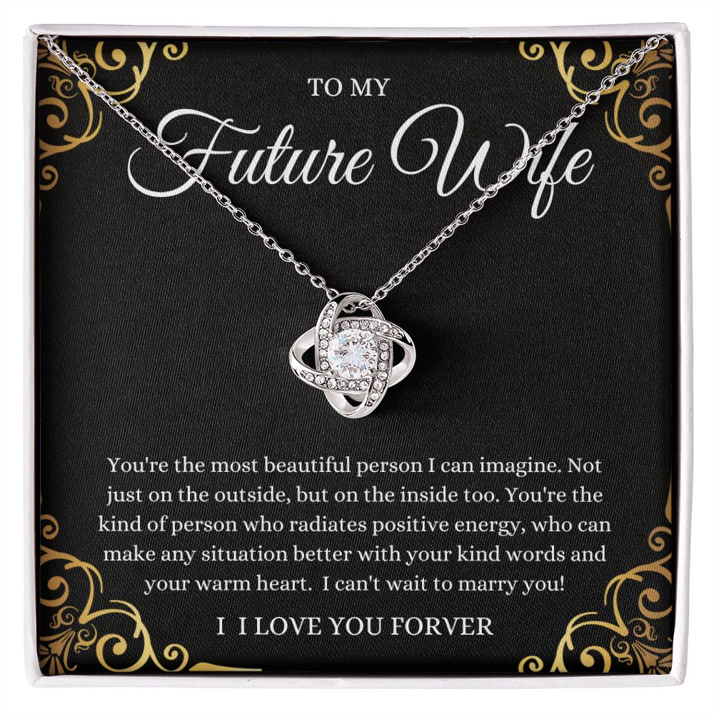 To my Future Wife | Love Knot Necklace