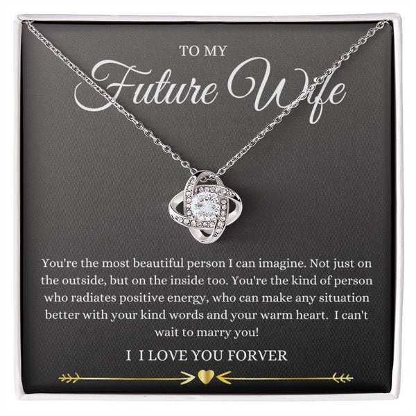 To my Future Wife | Love Knot Necklace