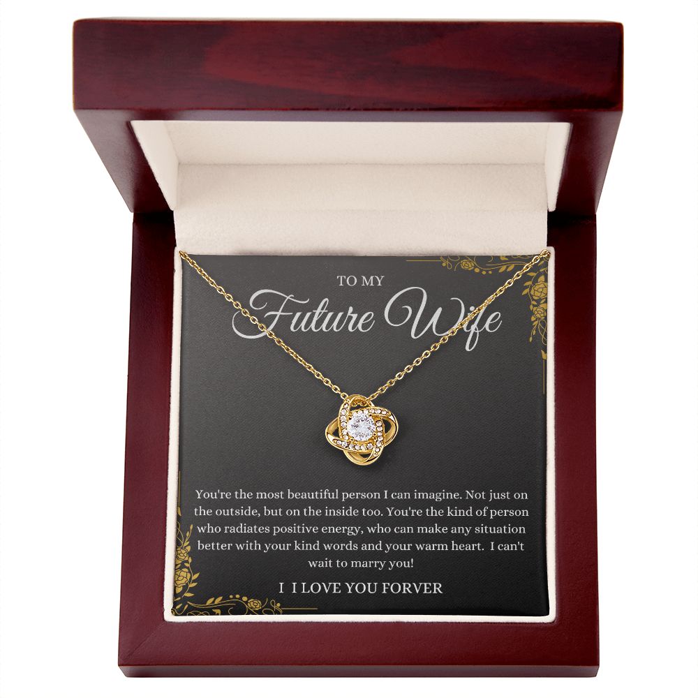 To my Future Wife | Love Knot Necklace