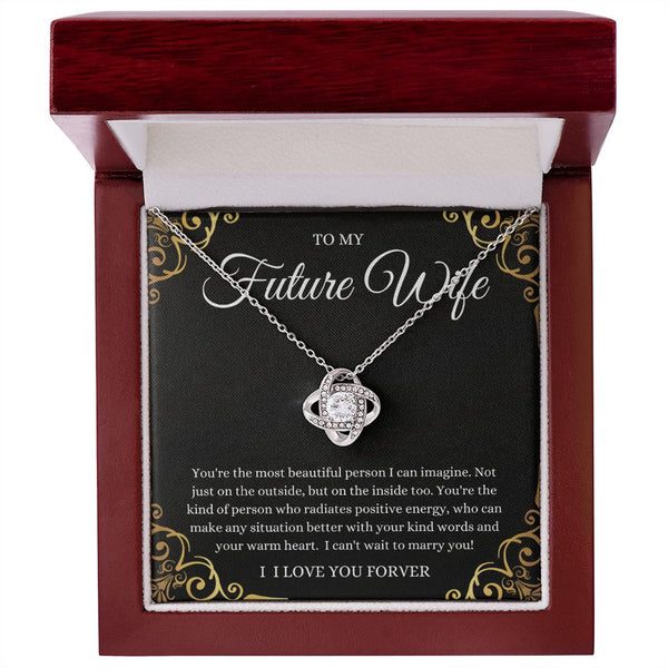 To my Future Wife | Love Knot Necklace