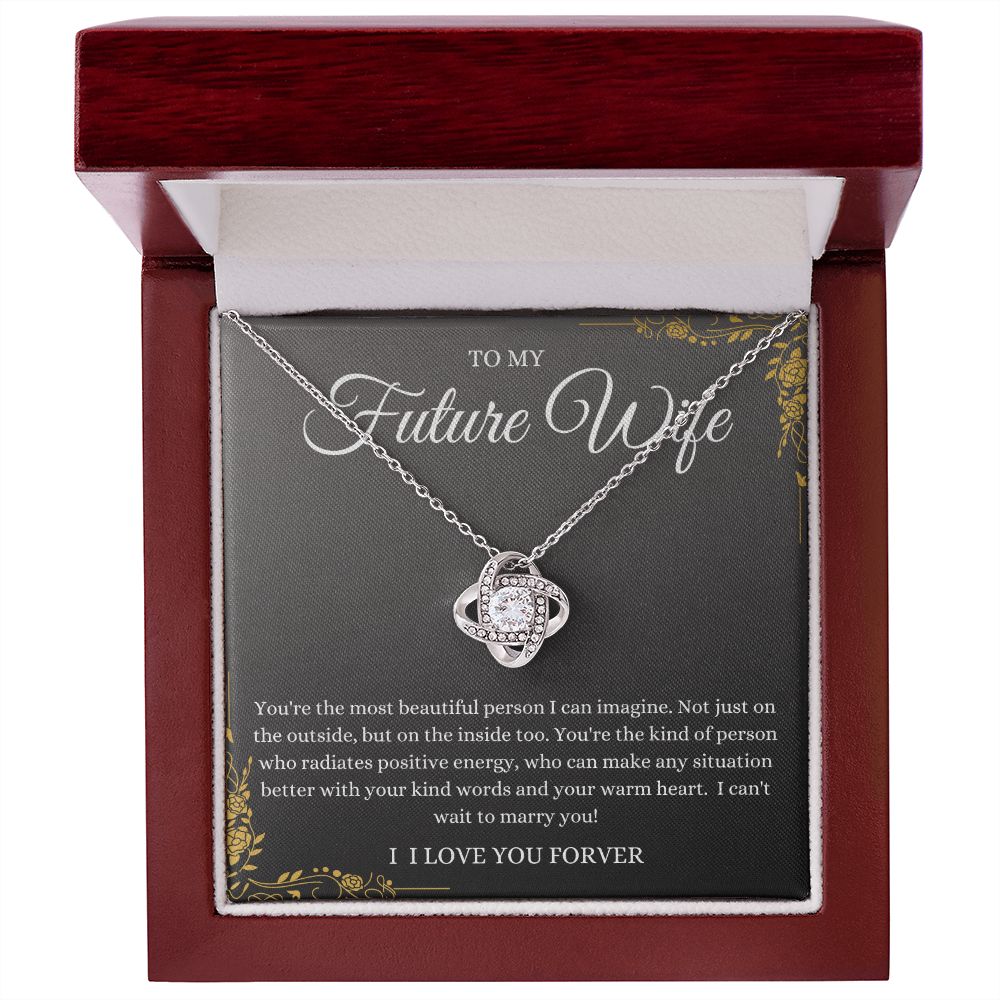 To my Future Wife | Love Knot Necklace