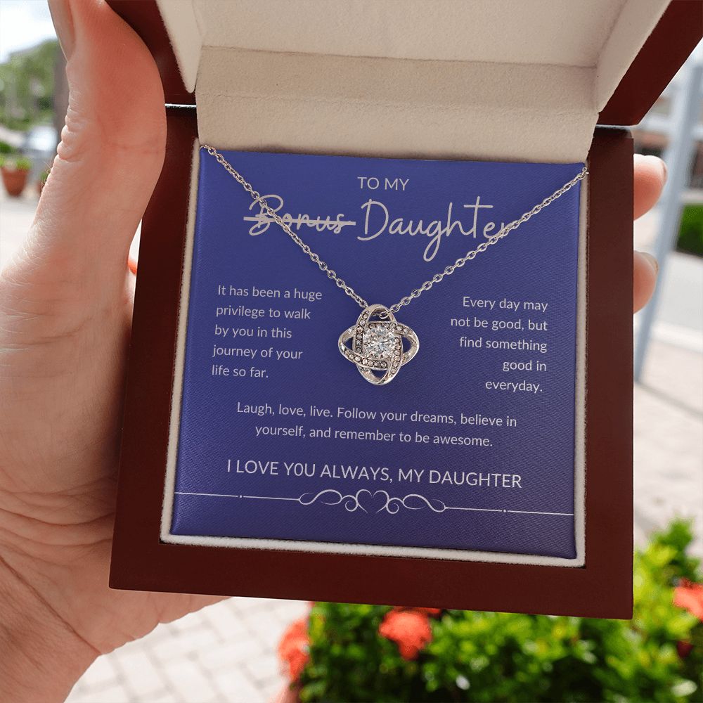 To my Bonus Daughter | Love Knot