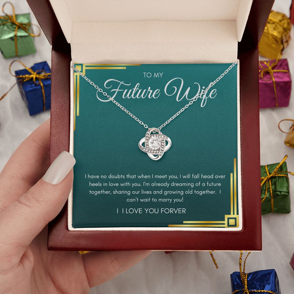 To my Future Wife | Love Knot Necklace