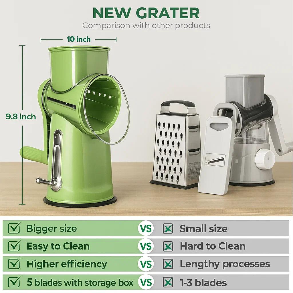 Grate Turn 5-in-1 food shredder