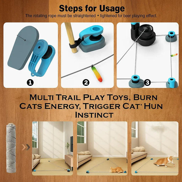 FeatherRun Cat Toy