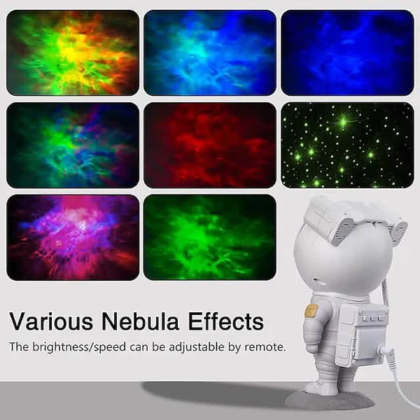 Astronaut Galaxy Starry Sky Projector with Timer Remote