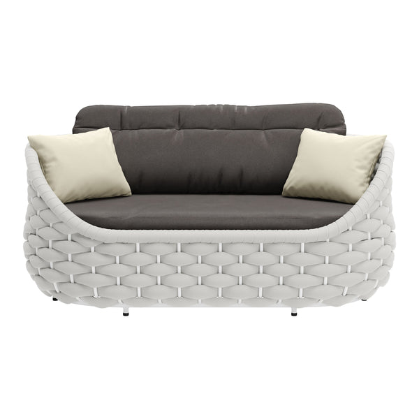 Coral Reef Loveseat Gray ZUO Store