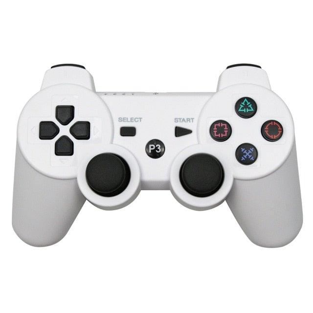 Attractive Green White Wireless Joystick Gamepad Console Controller Compatible With PC Laptop Tablet Support Bluetooth