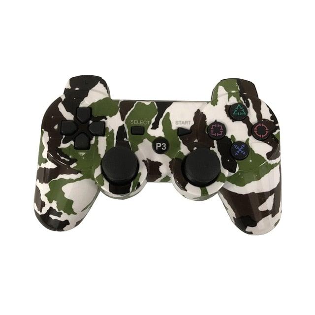 Attractive Green White Wireless Joystick Gamepad Console Controller Compatible With PC Laptop Tablet Support Bluetooth
