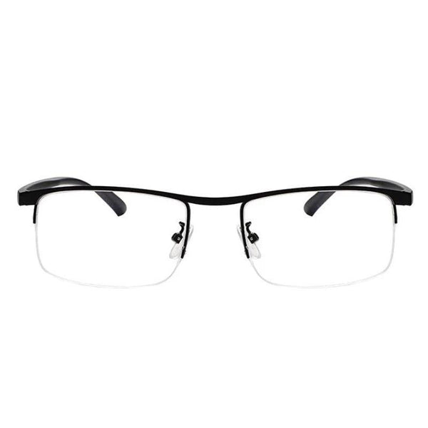 Attractive Metal Frame Sunglasses Style Intelligent Multifocal Progressive Reading Glasses and  Men Women Dual-use Anti-Blue Light Automatic Adjustment Eyewear