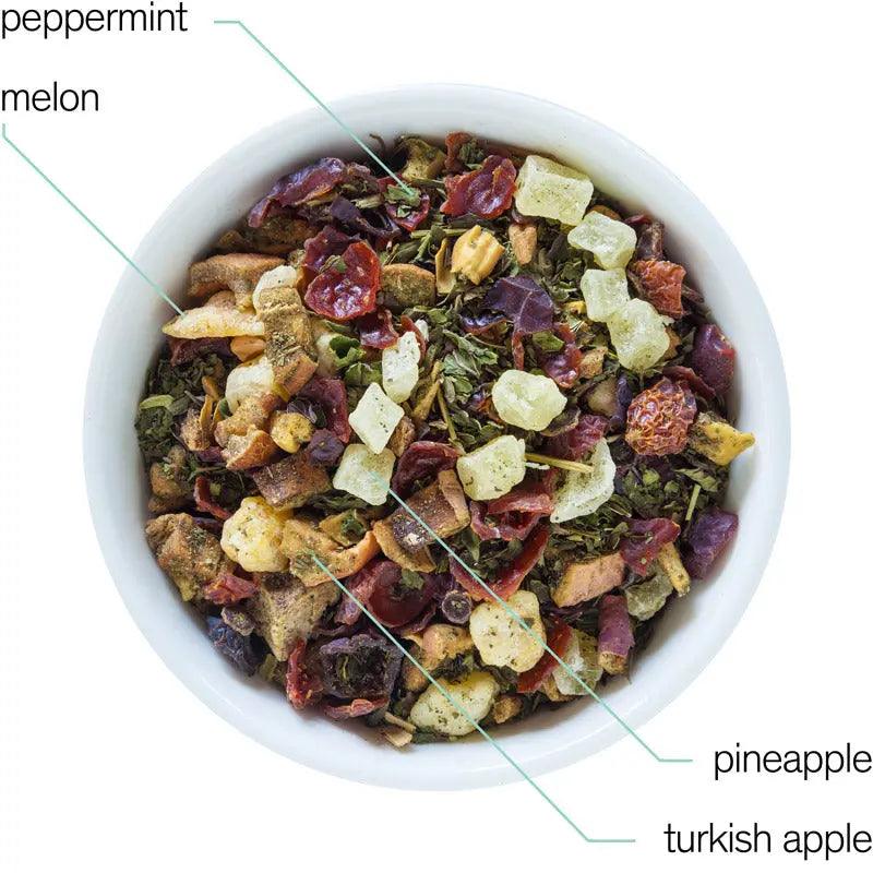 Capri - Honeydew Melon Mint Tea (Caffeine Free)