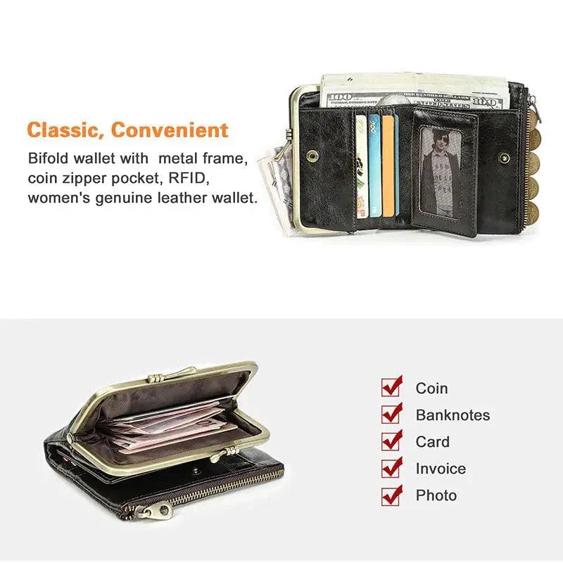 Authentic Leather Ladies' Wallet