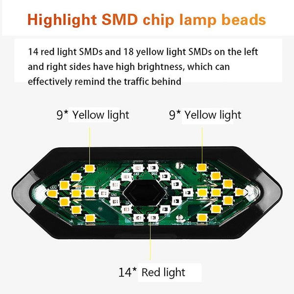 Auto-Sensing Bicycle Light Waterproof Bike Taillight LED USB Rechargable Safety Back Light Riding Warning Saddle Bike Rear Light Waterproof Bike Headlight Taillight LED Light Modes Bike Lights For Night Riding