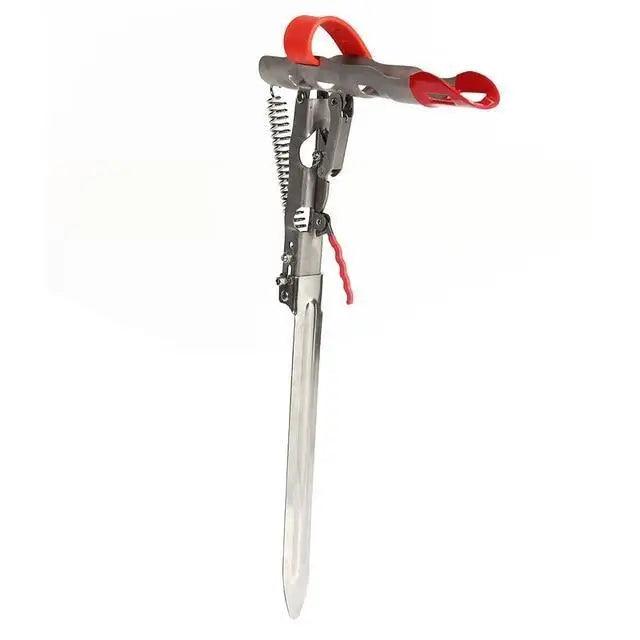 Automatic Stainless Steel Fishing Double Spring Angle Pole Foldable Anti-Rust Steel Fishing Pole Holder Fishing Accessories