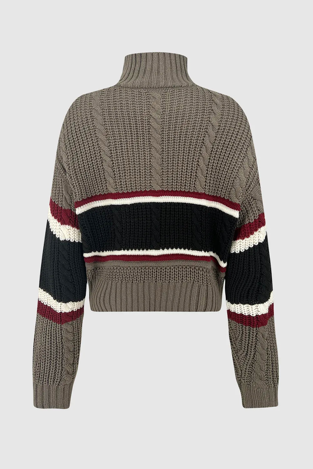 Autumn/Winter Retro Casual Half Zipper Sweater