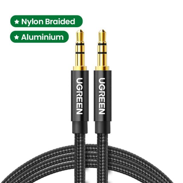 AUX Cable Jack 3.5mm Audio Cable 3.5 MM Jack Speaker Cable AUX Audio Input Adapter Male To Male AUX Cord For Headphones Car Home Stereos Speaker Mobile Phone