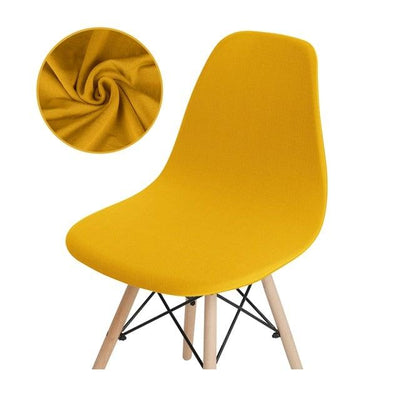 Avangarde Style  Printed Seat Cover For Shell Chair Armless Shell Chair Cover Banquet Home Slipcover Elastic Removable Stretch High Back For Sofa Armchairs