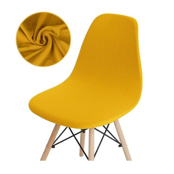 Avangarde Style  Printed Seat Cover For Shell Chair Armless Shell Chair Cover Banquet Home Slipcover Elastic Removable Stretch High Back For Sofa Armchairs