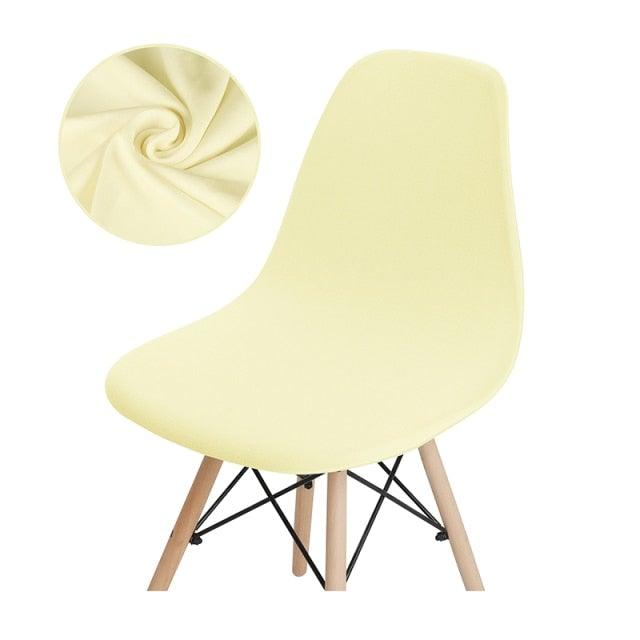 Avangarde Style  Printed Seat Cover For Shell Chair Armless Shell Chair Cover Banquet Home Slipcover Elastic Removable Stretch High Back For Sofa Armchairs