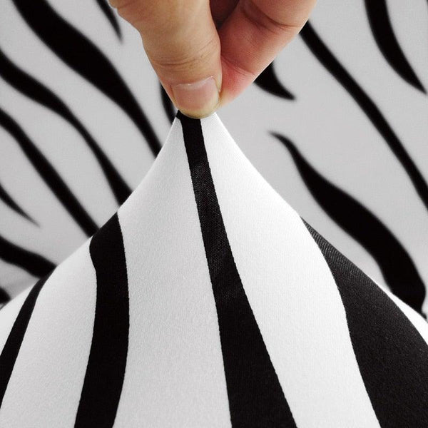 Avangarde Style  Printed Seat Cover For Shell Chair Armless Shell Chair Cover Banquet Home Slipcover Elastic Removable Stretch High Back For Sofa Armchairs