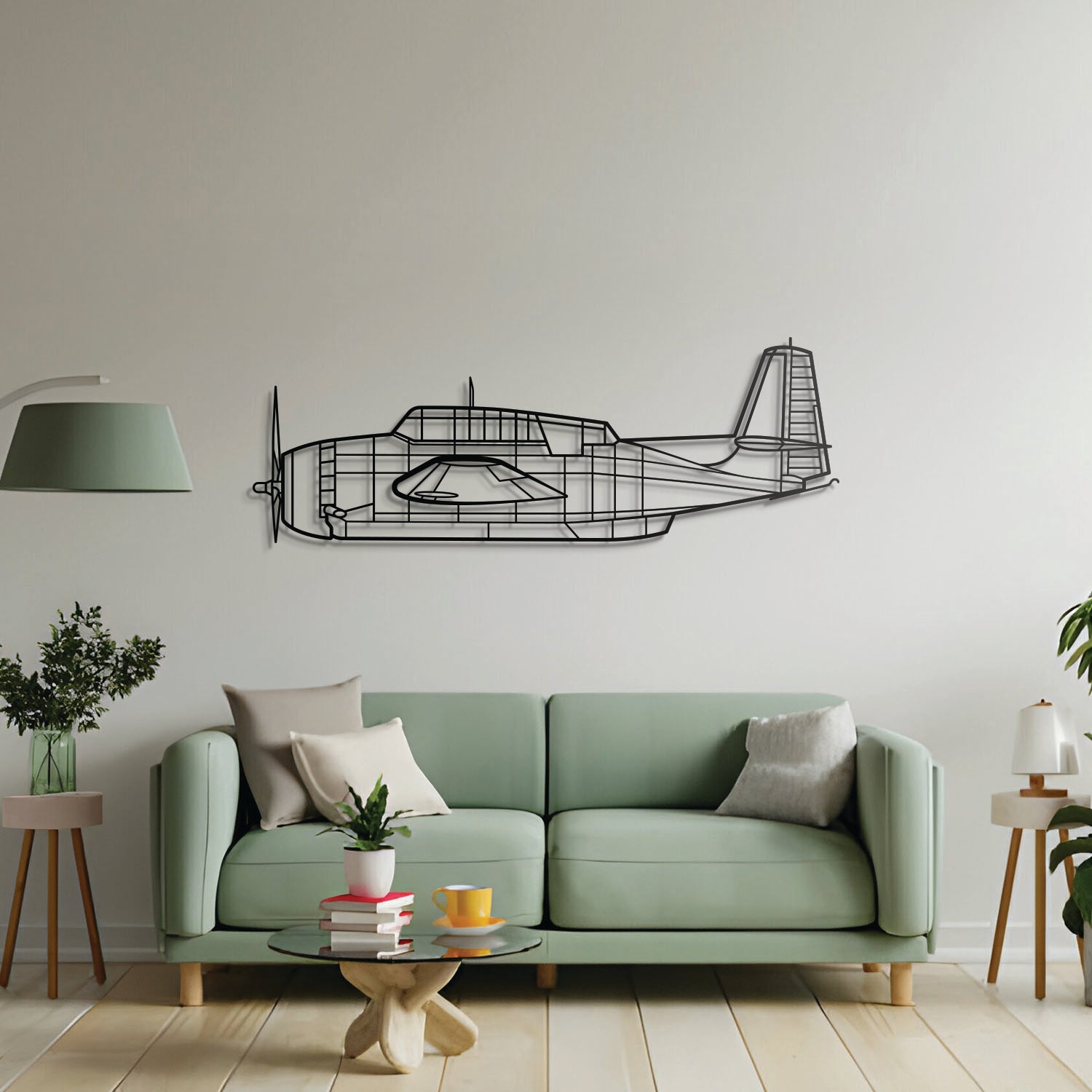 TBM-3N Metal Aircraft Wall Art - NCP0497