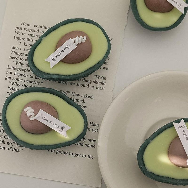 Avocado Candle Paraffin Scented Candles for Birthday Wedding Photography Home Decoration Scented Candles Paraffin Wax Candle