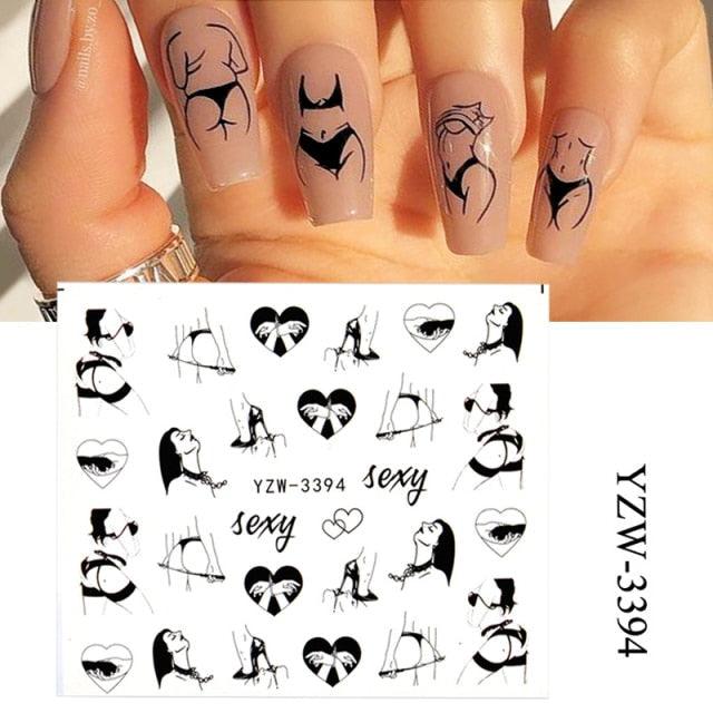 Avocado Fruit Transfer Nail Stickers Charms Winter Water Sticker For Nails Sliders Character Image Tattoo Decal Decoration Cute Summer Nail Art Stickers Summer Fruit Stickers on Nails Unicorn Banana Cherry Avocado Dog Strawberry Nail Art Decals