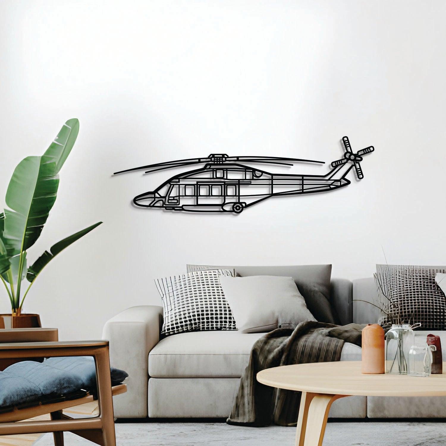 AW189 Metal Aircraft Wall Art - NCP0520