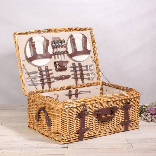 Charleston Picnic Basket for 4 Picnic Time Family of Brands