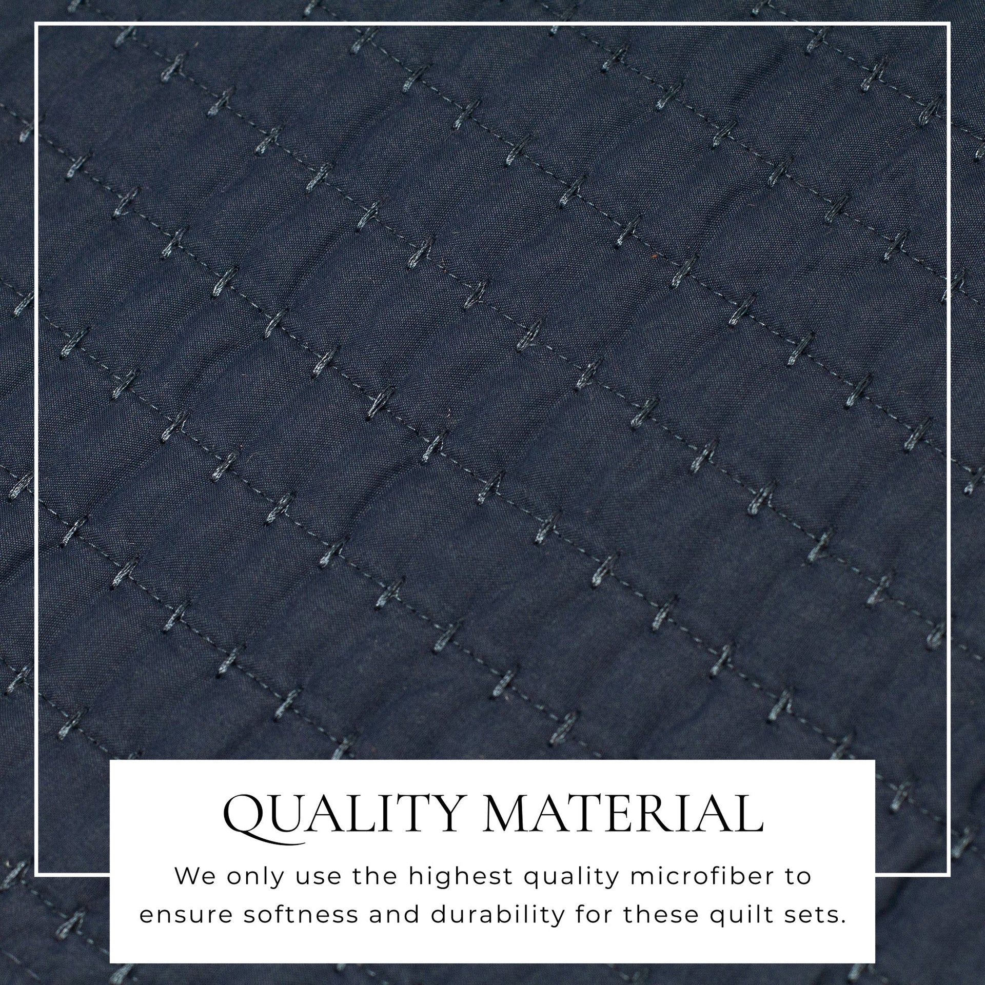 3-Piece Solid Quilt - Alicia Collection Great Bay Home