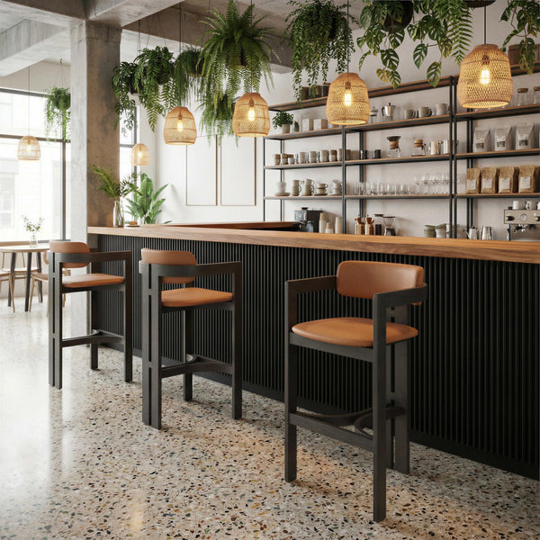 Shaili Barstool Brown